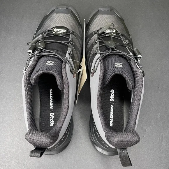 Salomon X Ultra 4 GTX Low Mens Size 12 2E Wide Black Gray Hiking Trail Shoes New - Picture 9 of 11